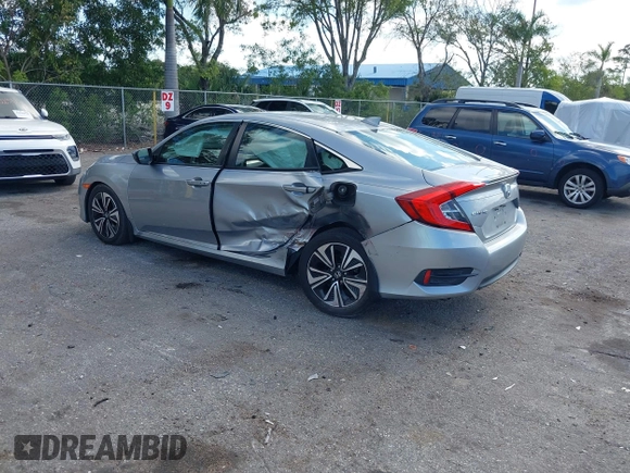 2017 Honda Civic EX-T with VIN 19XFC1F39HE001756, listed as a IAAI auction lot 42030331 with 44,056 mi miles. Bid and sale history available at carsss.com. Image 3.