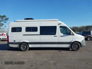 2021 Mercedes-Benz Sprinter Cargo with VIN W1Y4ECHYXMT078168, listed as a IAAI auction lot 41796015 with 14,472 mi miles and . Bid and sale history available at carsss.com. Image 13.