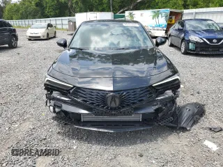 2024 Acura Integra w/A-Spec Technology Package with VIN 19UDE4H65RA014200, listed as a Copart auction lot 65751204 with 3,723 mi miles and Salvage Title. Bid and sale history available at carsss.com. Image 5.