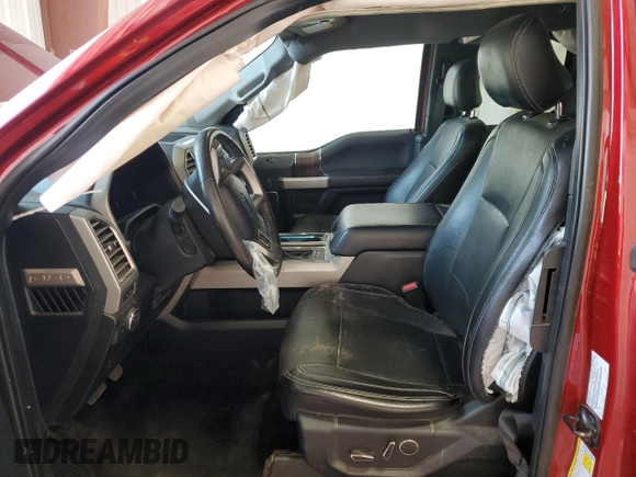 2016 Ford F-150 XLT with VIN 1FTFX1EF8GFC56712, listed as a Copart auction lot 60528995 with 65,061 mi miles and Salvage title. Bid and sale history available at DreamBid. Image 7.