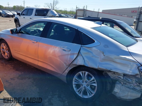 2015 Chevrolet Impala LT with VIN 2G1125S30F9196354, listed as a IAAI auction lot 41794358 with 129,314 mi miles and . Bid and sale history available at DreamBid. Image 3.