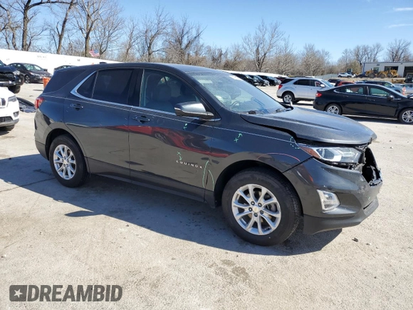 2018 Chevrolet Equinox LT with VIN 3GNAXJEV6JL103879, listed as a Copart auction lot 49067515 with 122,950 mi miles and Salvage Title. Bid and sale history available at DreamBid. Image 4.