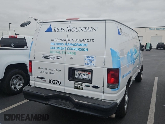 2012 Ford Econoline Cargo Commercial with VIN 1FTNE1EL2CDA18495, listed as a IAAI auction lot 42175469 with 248,092 mi miles and . Bid and sale history available at carsss.com. Image 1.