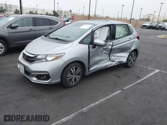 2019 Honda Fit EX with VIN 3HGGK5H87KM711969, listed as a IAAI auction lot 41812459 with 32,490 mi miles and . Bid and sale history available at DreamBid. Image 18.