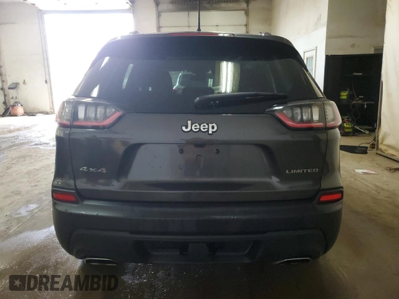 2022 Jeep Cherokee Limited with VIN 1C4PJMDN1ND523360, listed as a Copart auction lot 48215964 with 38,126 mi miles and Non repairable. Bid and sale history available at DreamBid. Image 6.