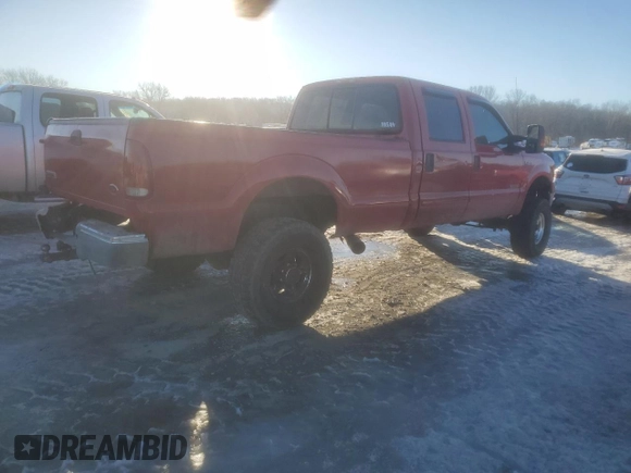 2003 Ford F-350 z VIN 1FTSW30P43ED72597, wystawiony jako Copart lot #88456965 z przebiegiem 221 399 mil mil oraz Szkoda całkowita • Salvage title. Historia ofert i sprzedaży dostępna na DreamBid. Obrazek 3.