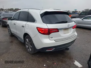 2016 Acura MDX w/Advance with VIN 5FRYD4H94GB019419, listed as a IAAI auction lot 41183232 with 261,619 mi miles. Bid and sale history available at carsss.com. Image 3.