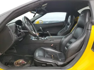 2009 Chevrolet Corvette with VIN 1G1YY36W895200013, listed as a Copart auction lot 88952395 with 132,001 mi miles and Salvage title. Bid and sale history available at DreamBid. Image 7.
