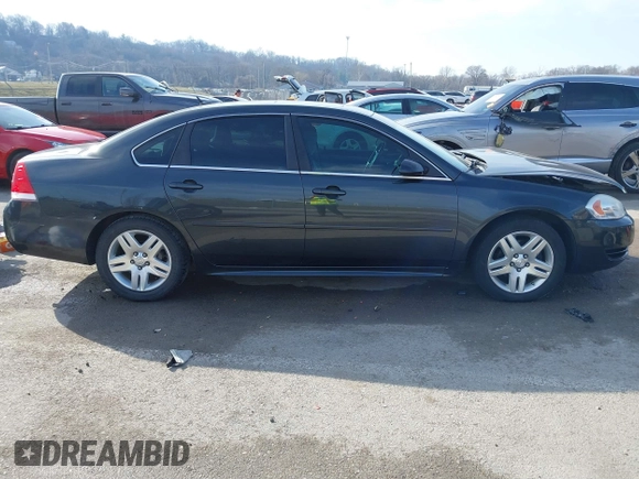 2012 Chevrolet Impala LT Fleet with VIN 2G1WG5E36C1281020, listed as a IAAI auction lot 41783450 with 149,514 mi miles and . Bid and sale history available at DreamBid. Image 13.