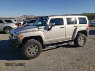 2007 Hummer H3 SUV with VIN 5GTDN13E378208605, listed as a Copart auction lot 82049904 with 129,055 mi miles and Salvage Title. Bid and sale history available at carsss.com. Image 1.