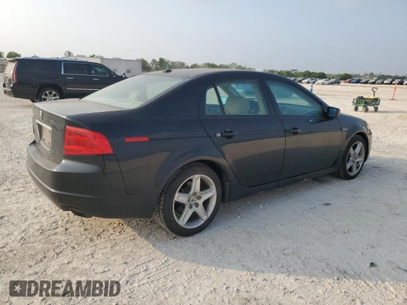 2006 Acura TL with VIN 19UUA66256A076019, listed as a Copart auction lot 53662455 with 208,780 mi miles and Salvage Title. Bid and sale history available at carsss.com. Image 3.