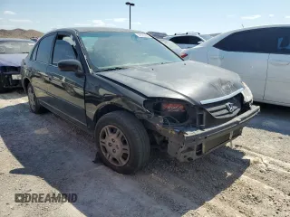 2001 Honda Civic LX with VIN JHMES165X1S008247, listed as a Copart auction lot 62525084 with 240,503 mi miles and Salvage Title. Bid and sale history available at carsss.com. Image 4.