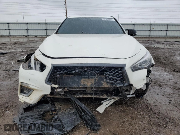 2020 Infiniti Q50 3.0t LUXE with VIN JN1EV7AR6LM250288, listed as a Copart auction lot 47900645 with 37,029 mi miles and Salvage Title. Bid and sale history available at carsss.com. Image 5.