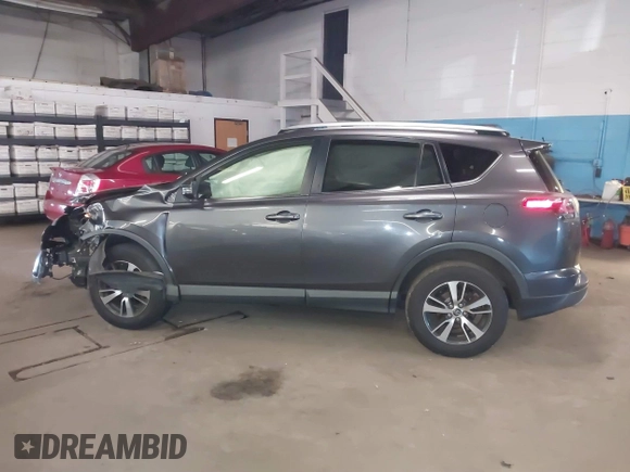 2018 Toyota RAV4 XLE with VIN JTMRFREV8JJ208377, listed as a IAAI auction lot 41629369 with 160,870 mi miles. Bid and sale history available at carsss.com. Image 14.
