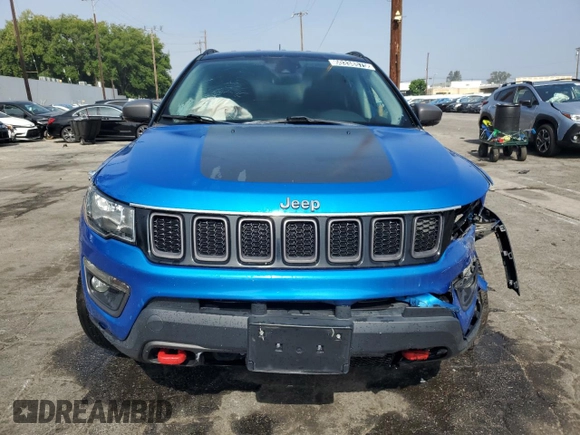 2021 Jeep Compass Trailhawk z VIN 3C4NJDDB9MT556516, wystawiony jako Copart lot #60338575 z przebiegiem 86 978 mil mil oraz Czysty tytuł • Clean title. Historia ofert i sprzedaży dostępna na DreamBid. Obrazek 5.