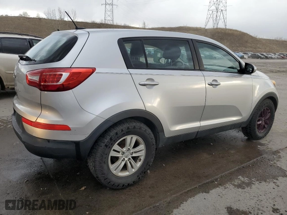 2012 Kia Sportage LX with VIN KNDPB3A2XC7188435, listed as a Copart auction lot 47492475 with 187,870 mi miles and Salvage Title. Bid and sale history available at carsss.com. Image 3.