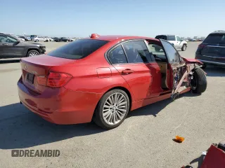 2013 BMW 3 Series 328i with VIN WBA3C1G57DNR47232, listed as a Copart auction lot 52994145 with 103,929 mi miles and Salvage Title. Bid and sale history available at carsss.com. Image 3.