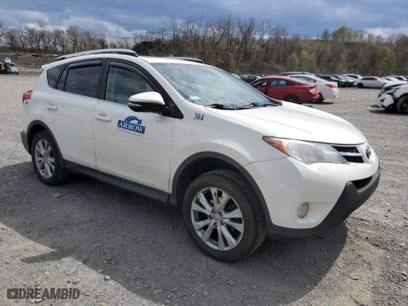 2013 Toyota RAV4 Limited with VIN 2T3DFREVXDW008245, listed as a Copart auction lot 53155275 with 316,346 mi miles and Salvage Title. Bid and sale history available at carsss.com. Image 4.