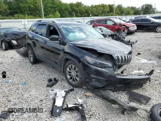 2021 Jeep Cherokee Latitude Lux with VIN 1C4PJLMN6MD112707, listed as a Copart auction lot 70374644 with 82,860 mi miles and Salvage Title. Bid and sale history available at carsss.com. Image 4.