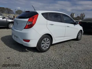 2017 Hyundai Accent SE with VIN KMHCT5AE1HU352080, listed as a Copart auction lot 53010325 with 126,241 mi miles and Clean Title. Bid and sale history available at carsss.com. Image 3.