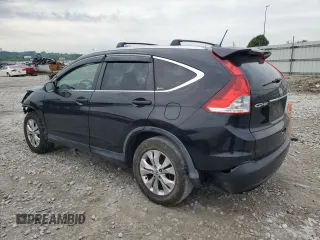 2012 Honda CR-V EX-L with VIN JHLRM4H73CC004506, listed as a Copart auction lot 58262325 with 182,451 mi miles and Salvage title. Bid and sale history available at DreamBid. Image 2.