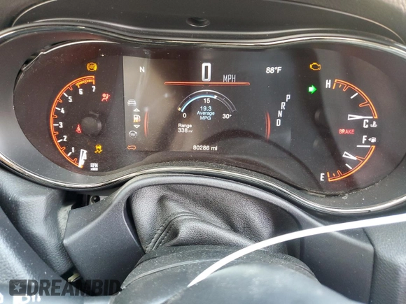 2018 Dodge Durango R/T with VIN 1C4SDHCT0JC184020, listed as a Copart auction lot 52377225 with 80,286 mi miles and Salvage title. Bid and sale history available at DreamBid. Image 9.