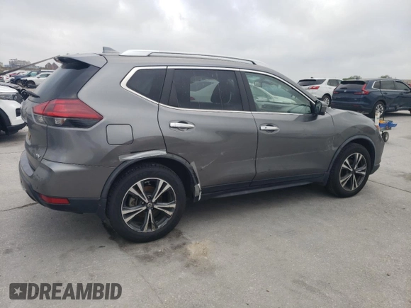 2019 Nissan Rogue SV with VIN JN8AT2MT1KW263257, listed as a Copart auction lot 51339525 with 49,047 mi miles and Salvage Title. Bid and sale history available at carsss.com. Image 3.