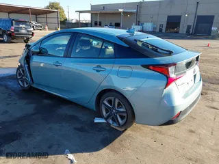 2019 Toyota Prius L Eco with VIN JTDKARFU5K3098982, listed as a IAAI auction lot 41295370 with 1 mi miles. Bid and sale history available at carsss.com. Image 3.