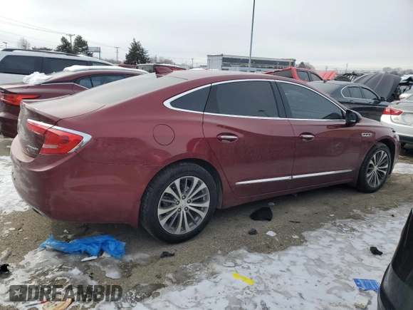 2017 Buick LaCrosse Preferred with VIN 1G4ZN5SS8HU201018, listed as a Copart auction lot 42008765 with 56,669 mi miles and Salvage Title. Bid and sale history available at carsss.com. Image 3.