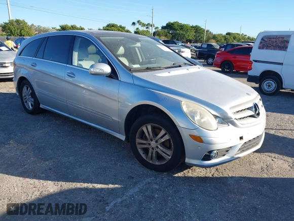 2009 Mercedes-Benz R 3.5L with VIN 4JGCB65E79A091818, listed as a IAAI auction lot 40974146 with 131,515 mi miles and . Bid and sale history available at DreamBid. Image 1.