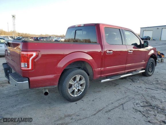 2017 Ford F-150 XL with VIN 1FTEW1CP1HKC28625, listed as a Copart auction lot 48356955 with 172,852 mi miles and Salvage Title. Bid and sale history available at carsss.com. Image 3.