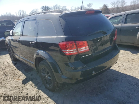 2020 Dodge Journey SE Value with VIN 3C4PDCAB0LT276495, listed as a Copart auction lot 46470485 with 57,866 mi miles and Salvage Title. Bid and sale history available at carsss.com. Image 2.
