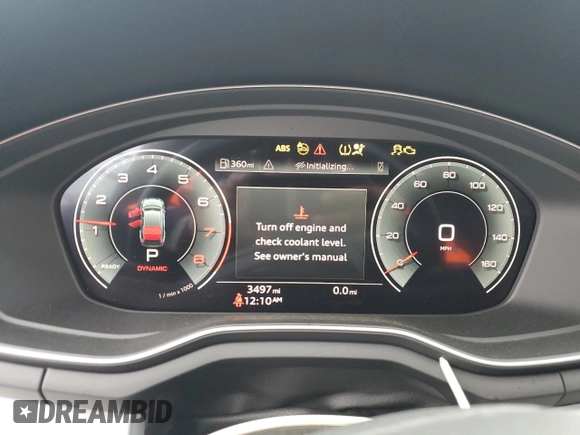 2023 Audi A5 Sportback S line Premium Plus z VIN WAUFACF51PA066103, wystawiony jako Copart lot #50903395 z przebiegiem 3 497 mil mil oraz Szkoda całkowita • Salvage title. Historia ofert i sprzedaży dostępna na DreamBid. Obrazek 9.