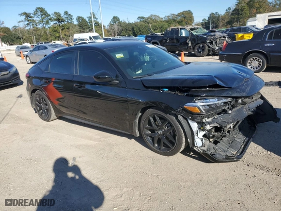 2022 Honda Civic Hatchback Sport with VIN 19XFL2H87NE002544, listed as a Copart auction lot 85962304 with 13,857 mi miles and Salvage Title. Bid and sale history available at carsss.com. Image 4.