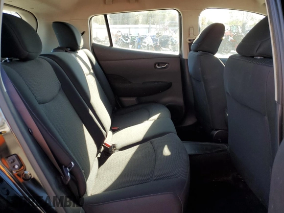 2015 Nissan LEAF SV with VIN 1N4AZ0CPXFC334701, listed as a Copart auction lot 41780655 with 66,335 mi miles and Salvage Title. Bid and sale history available at carsss.com. Image 10.