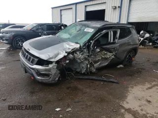 2019 Jeep Compass Trailhawk с VIN 3C4NJDDB9KT739816, выставлен на аукционе Copart как лот 58869145 с пробегом 87 380 миль миль и Списание • Salvage title. История ставок и продаж доступна на DreamBid. Изображение 1.