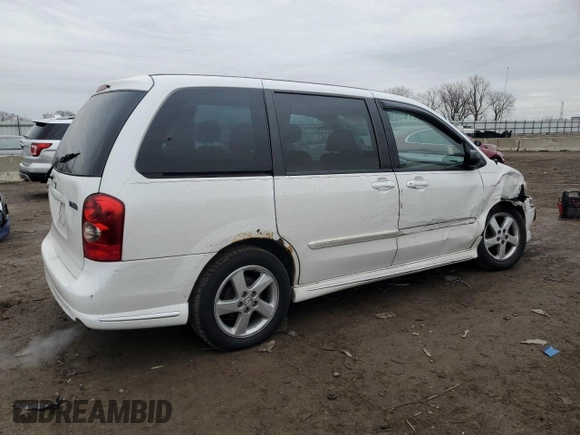 2003 Mazda MPV LX z VIN JM3LW28J030367920, wystawiony jako Copart lot #86122524 z przebiegiem 190 138 mil mil oraz Szkoda całkowita • Salvage title. Historia ofert i sprzedaży dostępna na DreamBid. Obrazek 3.