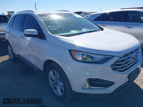 2019 Ford Edge SEL z VIN 2FMPK3J97KBC73053, wystawiony jako IAAI lot #41434650 z przebiegiem 136 425 mil mil oraz . Historia ofert i sprzedaży dostępna na DreamBid. Obrazek 1.