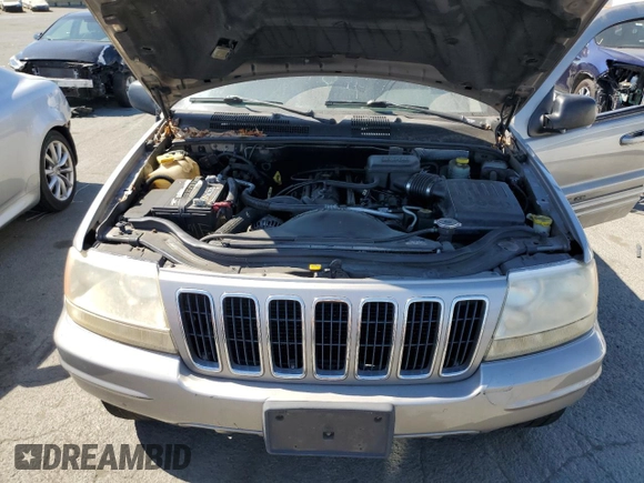 2001 Jeep Grand Cherokee Limited with VIN 1J4GW58S61C565685, listed as a Copart auction lot 73168374 with 252,978 mi miles and Clean Title. Bid and sale history available at carsss.com. Image 12.