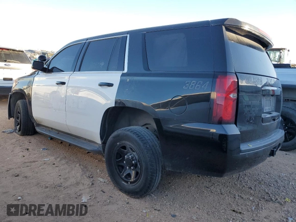 2017 Chevrolet Tahoe Commercial with VIN 1GNLCDEC2HR186900, listed as a Copart auction lot 71495554 with 116,447 mi miles and Salvage title. Bid and sale history available at DreamBid. Image 2.