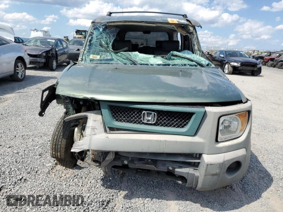 2004 Honda Element EX with VIN 5J6YH18604L007524, listed as a Copart auction lot 63716574 with 186,854 mi miles and Salvage Title. Bid and sale history available at DreamBid. Image 5.