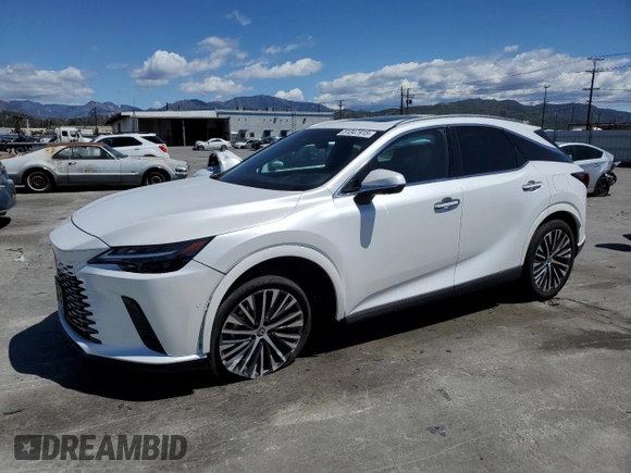 2024 Lexus RX with VIN 2T2BBMCA8RC057432, listed as a Copart auction lot 51347915 with 10,327 mi miles and Salvage Title. Bid and sale history available at carsss.com. Image 1.
