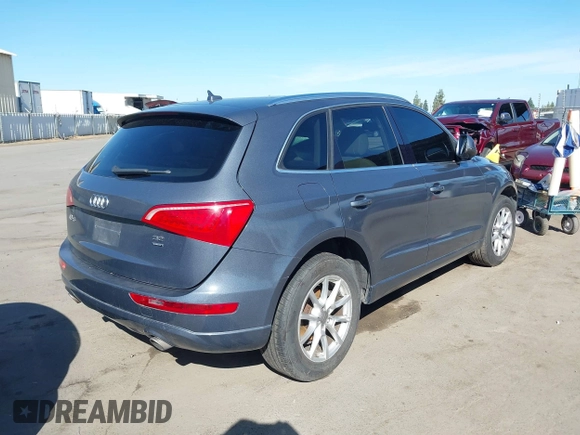 2009 Audi Q5 Premium Plus with VIN WA1KK78R19A019799, listed as a IAAI auction lot 39665813 with 130,135 mi miles and . Bid and sale history available at DreamBid. Image 4.