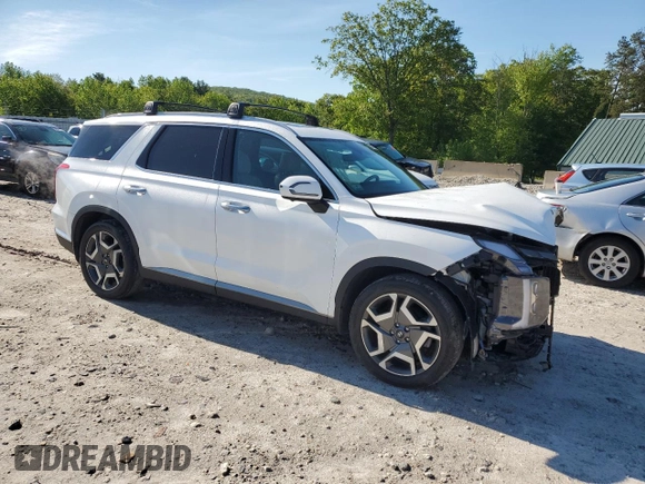 2023 Hyundai Palisade Limited z VIN KM8R5DGE6PU598904, wystawiony jako Copart lot #58181905 z przebiegiem 35 696 mil mil oraz Szkoda całkowita • Salvage title. Historia ofert i sprzedaży dostępna na DreamBid. Obrazek 4.