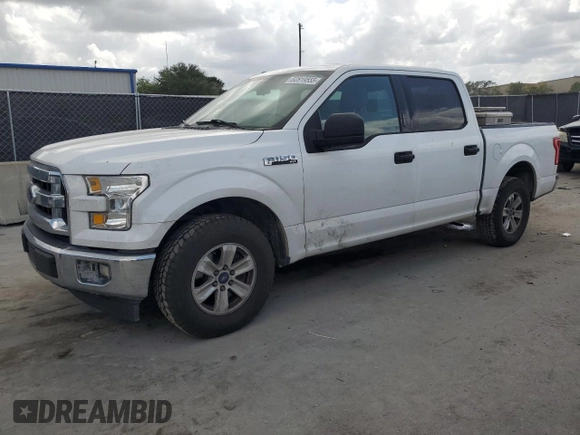 2017 Ford F-150 XL with VIN 1FTEW1CFXHFC04386, listed as a Copart auction lot 52819555 with 167,813 mi miles and Salvage title. Bid and sale history available at DreamBid. Image 1.