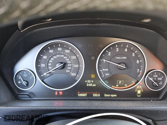 2014 BMW 3 Series 320i xDrive with VIN WBA3C3G5XENS72490, listed as a Copart auction lot 47181015 with 109,607 mi miles and Salvage Title. Bid and sale history available at carsss.com. Image 9.