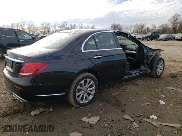 2018 Mercedes-Benz E-Class E 300 with VIN WDDZF4KB0JA485642, listed as a Copart auction lot 64412002 with 25,100 mi miles. Bid and sale history available at carsss.com. Image 3.