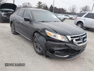 2013 Honda Crosstour EX-L z VIN 5J6TF2H54DL001741, wystawiony jako IAAI lot #41565756 z przebiegiem 162 325 mil mil oraz . Historia ofert i sprzedaży dostępna na DreamBid. Obrazek 1.