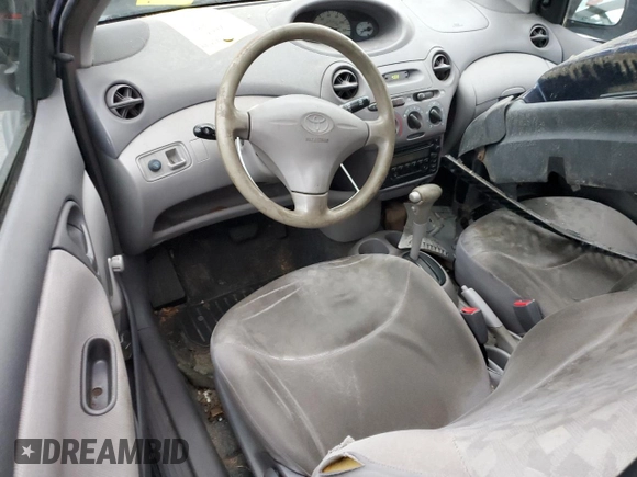 2001 Toyota ECHO with VIN JTDAT123610116152, listed as a Copart auction lot 86301404 with 114,047 mi miles and Salvage title. Bid and sale history available at DreamBid. Image 8.