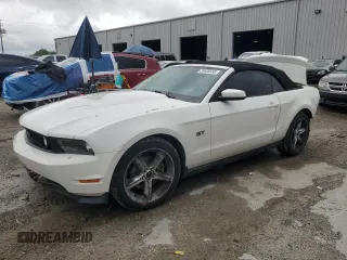 2010 Ford Mustang GT with VIN 1ZVBP8FH6A5158120, listed as a Copart auction lot 56406595 with 114,341 mi miles and Salvage title. Bid and sale history available at DreamBid. Image 1.